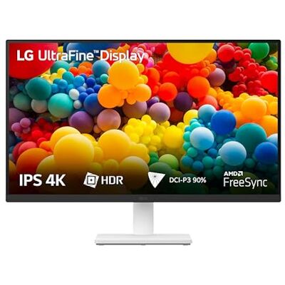 LG 27US500-W Monitor 4K UltraHD, 27 inch, IPS, 3840 x 2160, HDMIx2 2.0, SuperResolution+, F-classificatie, 60Hz, 5ms, wit LG 27US500-W Monitor 4K UltraHD, 27 inch, IPS, 3840 x 2160, HDMIx2 2.0, SuperResolution+, F-classificatie, 60Hz, 5ms, wit