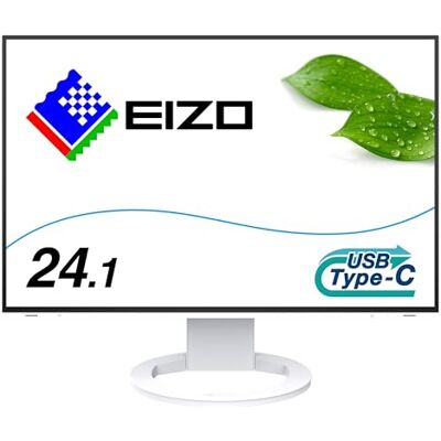 Eizo FlexScan EV2485-WT HDMI-monitor, 24,1 inch, USB 3.1 hub, type C, DisplayPort, 5 ms reactietijd, resolutie 1920 x 1200, wit Eizo FlexScan EV2485-WT HDMI-monitor, 24,1 inch, USB 3.1 hub, type C, DisplayPort, 5 ms reactietijd, resolutie 1920 x 1200, wit
