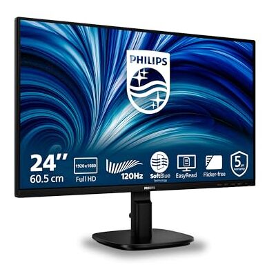 Philips 24B2N2200 23,8 inch FHD monitor, 120 Hz, IPS-paneel, GtG 4 ms, adaptieve synchronisatie, luidsprekers, (1920 x 1080 HDMI 1x 1.4 DP) zwart Philips 24B2N2200 23,8 inch FHD monitor, 120 Hz, IPS-paneel, GtG 4 ms, adaptieve synchronisatie, luidsprekers, (1920 x 1080 HDMI 1x 1.4 DP) zwart