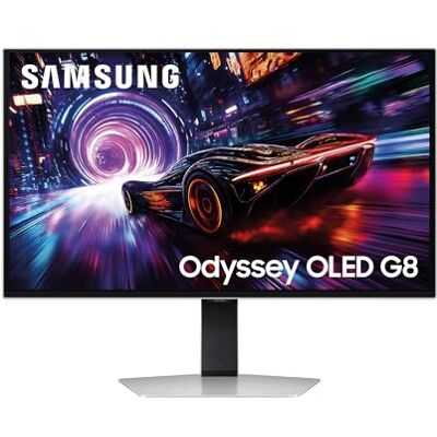 Samsung Monitor 27 inch Gaming Odyssey OLED G8-G81SF zilver 240 Hz 0,03 ms 3840 x 2160 250 cd/m² 2 x HDMI DP 3 x USB verstelbaar hoog oosten draaibaar kantelbaar Samsung Monitor 27 inch Gaming Odyssey OLED G8-G81SF zilver 240 Hz 0,03 ms 3840 x 2160 250 cd/m² 2 x HDMI DP 3 x USB verstelbaar hoog oosten draaibaar kantelbaar
