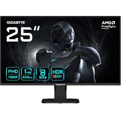 Gigabyte GS25F2 24,5 inch LED SS-IPS FullHD 200Hz Altavoces FreeSync Premium Gigabyte GS25F2 24,5 inch LED SS-IPS FullHD 200Hz Altavoces FreeSync Premium