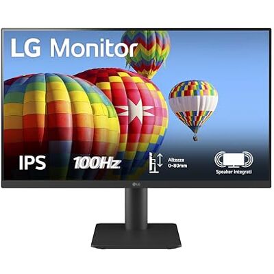 LG Standard 27MS550-B.AEU 27 inch desktopmonitor IPS-paneel FHD resolutie (1920 x 1080), 5 ms GTG 100 Hz, NTSC 72% (CIE1931), kantelbaar, in hoogte verstelbaar LG Standard 27MS550-B.AEU 27 inch desktopmonitor IPS-paneel FHD resolutie (1920 x 1080), 5 ms GTG 100 Hz, NTSC 72% (CIE1931), kantelbaar, in hoogte verstelbaar