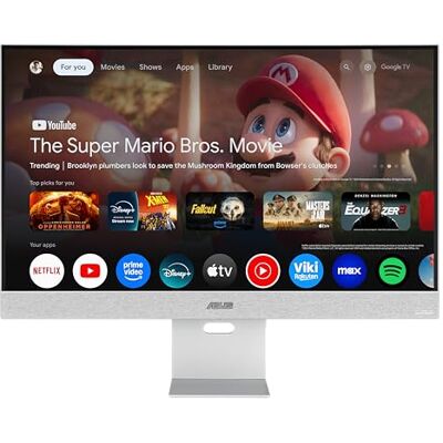 Asus ZenScreen MS32UC UHD Smart Monitor (31,5 inch, 3840 x 2160 IPS, Google TV, Harman Kardon luidsprekers, USB Type-C, HDMI, DisplayPort, HDR) Asus ZenScreen MS32UC UHD Smart Monitor (31,5 inch, 3840 x 2160 IPS, Google TV, Harman Kardon luidsprekers, USB Type-C, HDMI, DisplayPort, HDR)