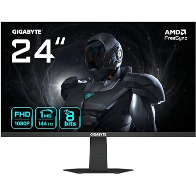 Gigabyte GS24F14 Gaming Monitor 24" FHD 1920 x 1080, 144Hz, 1ms, 300 CD/m², HDMI 1.4, DisplayPort 1.2 Gigabyte GS24F14 Gaming Monitor 24" FHD 1920 x 1080, 144Hz, 1ms, 300 CD/m², HDMI 1.4, DisplayPort 1.2