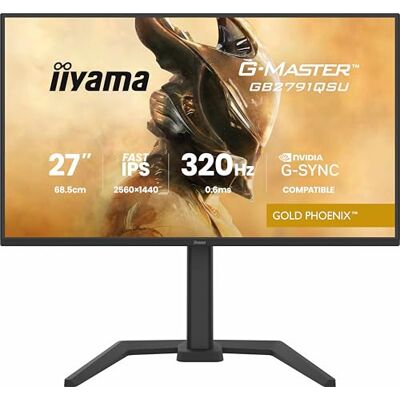 IIYAMA GB2791QSU-B1-27 IPS, 2560 x 1440/320 Hz, 2H1DP, USB-hub, Has IIYAMA GB2791QSU-B1-27 IPS, 2560 x 1440/320 Hz, 2H1DP, USB-hub, Has