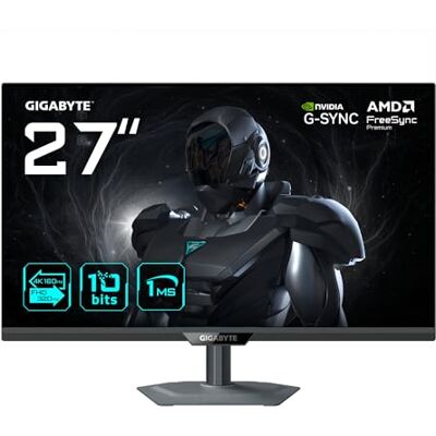 Gigabyte G27UP Gaming Monitor 27" 4K UHD Dual Mode (4K 160Hz of FHD 320Hz), 3840x2160, 1ms, 400cd/m², FreeSync Premium, HDR10, HDMI 2.1, DisplayPort 1.4 Gigabyte G27UP Gaming Monitor 27" 4K UHD Dual Mode (4K 160Hz of FHD 320Hz), 3840x2160, 1ms, 400cd/m², FreeSync Premium, HDR10, HDMI 2.1, DisplayPort 1.4