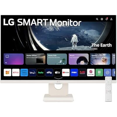 LG 27U511SA-W MyView 27 inch monitor, IPS-paneel, (1920 x 1080), 100Hz, 5ms (GtG), WebOS 23, sRGB 99%, hellingsinstelling (horizontale as), wit LG 27U511SA-W MyView 27 inch monitor, IPS-paneel, (1920 x 1080), 100Hz, 5ms (GtG), WebOS 23, sRGB 99%, hellingsinstelling (horizontale as), wit