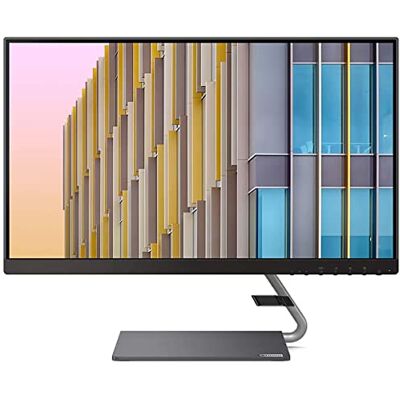 Lenovo Q24h-10 Écran LCD USB-C 23,8" QHD (2560 x 1440), rétroéclairage LED, AMD FreeSync, 75 Hz, 4 ms, 99% sRGB, haut-parleurs, faible lumière bleue, 66A8GCC6US gris chaud Lenovo Q24h-10 Écran LCD USB-C 23,8" QHD (2560 x 1440), rétroéclairage LED, AMD FreeSync, 75 Hz, 4 ms, 99% sRGB, haut-parleurs, faible lumière bleue, 66A8GCC6US gris chaud