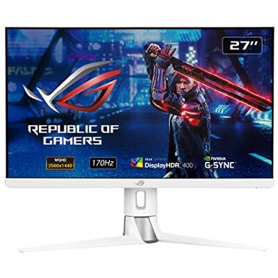 Asus ROG Strix XG27AQ-W LED display 68,6 cm (27") 2560 x 1440 Pixels Quad HD Wit Asus ROG Strix XG27AQ-W LED display 68,6 cm (27") 2560 x 1440 Pixels Quad HD Wit