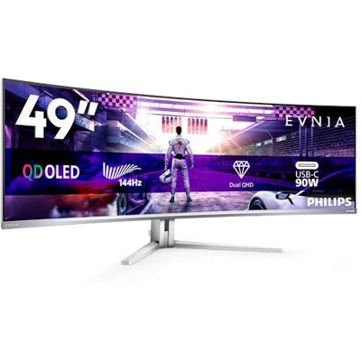 Philips Dual QHD OLED-monitor Gebogen Philips Dual QHD OLED-monitor Gebogen