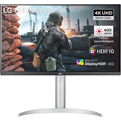 LG Electronics 27UP650P-W 4K UHD 27 inch (68 cm), 3840 x 2160, 16:9, VESA DisplayHDR 400, AMD FreeSync, IPS met DCI-P3 95%, HDR10, 5ms GTG wit LG Electronics 27UP650P-W 4K UHD 27 inch (68 cm), 3840 x 2160, 16:9, VESA DisplayHDR 400, AMD FreeSync, IPS met DCI-P3 95%, HDR10, 5ms GTG wit