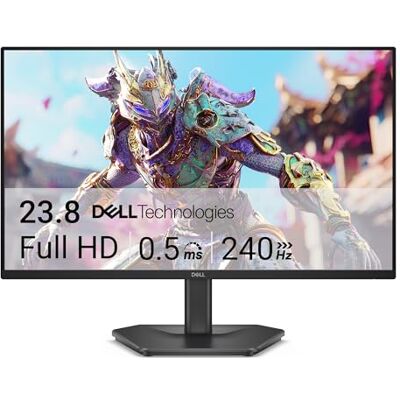 Dell 24 gaming-monitor SE2426HG, Full HD (1920 x 1080), 240 Hz, snelle IPS, 0,5 ms, AMD FreeSync Premium, 99% sRGB, HDR10, VESA (100 x 100 mm), DisplayPort, 2 HDMI, zwart Dell 24 gaming-monitor SE2426HG, Full HD (1920 x 1080), 240 Hz, snelle IPS, 0,5 ms, AMD FreeSync Premium, 99% sRGB, HDR10, VESA (100 x 100 mm), DisplayPort, 2 HDMI, zwart