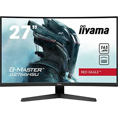 IIYAMA G-Master Red Eagle G2766HSU-B1 68,5 cm (27 inch) VA Full HD (HDMI, DisplayPort, USB 2.0) 1ms MPRT 165Hz FreeSync Premium zwart IIYAMA G-Master Red Eagle G2766HSU-B1 68,5 cm (27 inch) VA Full HD (HDMI, DisplayPort, USB 2.0) 1ms MPRT 165Hz FreeSync Premium zwart