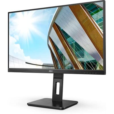 AOC U27P2CA UHD-monitor 4K 60Hz, IPS, USB-C met 65W voeding, luidsprekerinstelling, luidsprekers, USB-hub (3840 x 2160 @ 60 Hz, 350 CD/m², HDMI 2.0 x 2/DisplayPort 1.2 x 1/USB-C x 1) AOC U27P2CA UHD-monitor 4K 60Hz, IPS, USB-C met 65W voeding, luidsprekerinstelling, luidsprekers, USB-hub (3840 x 2160 @ 60 Hz, 350 CD/m², HDMI 2.0 x 2/DisplayPort 1.2 x 1/USB-C x 1)
