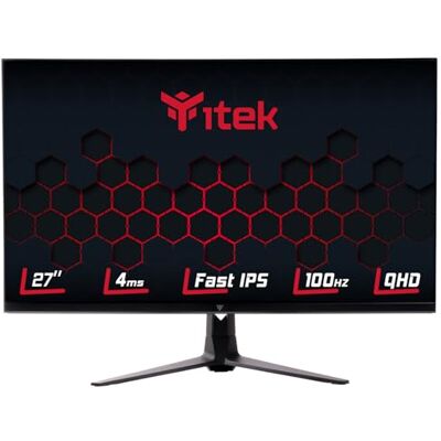 Itek Monitor GGF 27 inch FLAT, WQHD 2560x1440, IPS, 100Hz, 16:9, 4ms OD, 2xHDMI, DP, Speaker, HDR, G- Sync, FreeSync Itek Monitor GGF 27 inch FLAT, WQHD 2560x1440, IPS, 100Hz, 16:9, 4ms OD, 2xHDMI, DP, Speaker, HDR, G- Sync, FreeSync