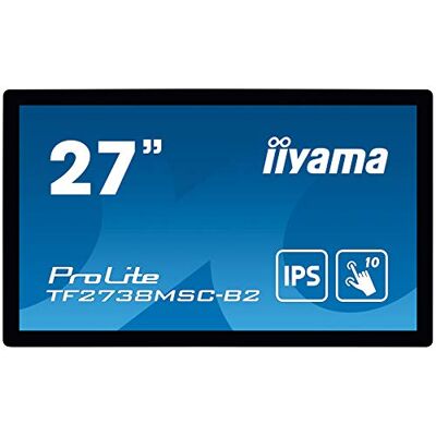 IIYAMA Prolite TF2738MSC-B2 touchscreen-monitor, 68,6 cm (27 inch), 1920 x 1080 pixels, meerdere drukken, meerdere gebruikers, zwart IIYAMA Prolite TF2738MSC-B2 touchscreen-monitor, 68,6 cm (27 inch), 1920 x 1080 pixels, meerdere drukken, meerdere gebruikers, zwart