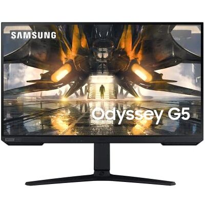 Samsung Odyssey G5 Gaming Monitor, 27 inch (27 inch), WQHD-resolutie 2560 x 1440, IPS-paneel, zwart, LS27AG502PPXEN Samsung Odyssey G5 Gaming Monitor, 27 inch (27 inch), WQHD-resolutie 2560 x 1440, IPS-paneel, zwart, LS27AG502PPXEN