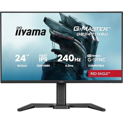 IIYAMA GB2471HSU-B1-23,8" IPS, 1920x1080/240Hz, 2H1DP, USB-hub, Has IIYAMA GB2471HSU-B1-23,8" IPS, 1920x1080/240Hz, 2H1DP, USB-hub, Has