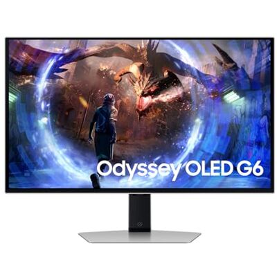Samsung Odyssey G60SD OLED Gaming Monitor, 27 inch, display met OLED-paneel, 2560 x 1440 pixels, 360 Hz verversingssnelheid, 0,03 ms reactietijd (G/G), AMD FreeSync Premium Pro, LS27DG600SUXEN Samsung Odyssey G60SD OLED Gaming Monitor, 27 inch, display met OLED-paneel, 2560 x 1440 pixels, 360 Hz verversingssnelheid, 0,03 ms reactietijd (G/G), AMD FreeSync Premium Pro, LS27DG600SUXEN