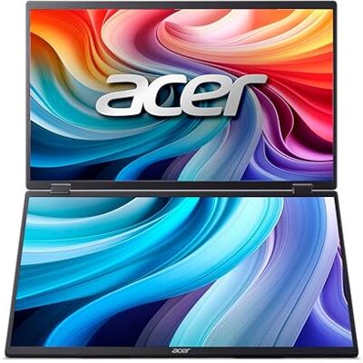 Acer PD163Qsmiuux PD3 Series LED-monitor 40,6 cm (16 inch) 15,6" 2x FHD IPS 60Hz HDMI 1.4 2x USB-C 15W 8ms zwart Acer PD163Qsmiuux PD3 Series LED-monitor 40,6 cm (16 inch) 15,6" 2x FHD IPS 60Hz HDMI 1.4 2x USB-C 15W 8ms zwart