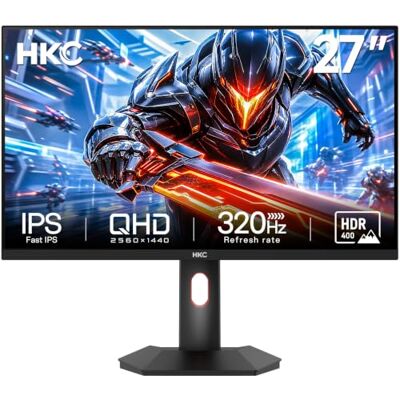 HKC 27 inch QHD gaming-monitor, 320Hz Fast IPS, 1ms HDR400 95% DCI-P3 HKC 27 inch QHD gaming-monitor, 320Hz Fast IPS, 1ms HDR400 95% DCI-P3