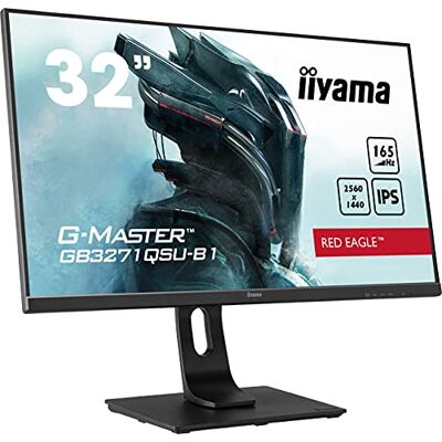 IIYAMA G-Master GB3271QSU-B1 31.5" 2560 x 1440 Pixels Wide Quad HD LED Zwart IIYAMA G-Master GB3271QSU-B1 31.5" 2560 x 1440 Pixels Wide Quad HD LED Zwart