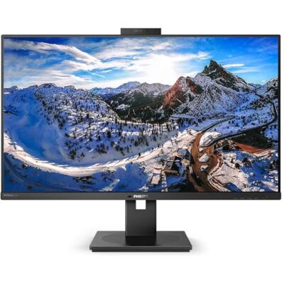 Philips 329P1H 32 inch UHD USB-C Docking Monitor, webcam, in hoogte verstelbaar (3840 x 2160, 60Hz, HDMI 2.0, DisplayPort, USB-C, RJ45, USB-hub) zwart Philips 329P1H 32 inch UHD USB-C Docking Monitor, webcam, in hoogte verstelbaar (3840 x 2160, 60Hz, HDMI 2.0, DisplayPort, USB-C, RJ45, USB-hub) zwart