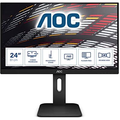 AOC 61,1 cm (24 inch) X24P1 monitor (DVI, HDMI, IPS-paneel, USB-hub, 4 ms reactietijd, DisplayPort, 1920 x 1200, zwenkbaar) zwart AOC 61,1 cm (24 inch) X24P1 monitor (DVI, HDMI, IPS-paneel, USB-hub, 4 ms reactietijd, DisplayPort, 1920 x 1200, zwenkbaar) zwart