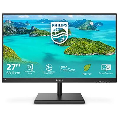 Philips Monitors 271E1SD 68 cm (27 pouHardliness) display (VGA, HDMI, 4ms reactietijd, 1920x1080, 75Hz, FreeSync) zwart Philips Monitors 271E1SD 68 cm (27 pouHardliness) display (VGA, HDMI, 4ms reactietijd, 1920x1080, 75Hz, FreeSync) zwart