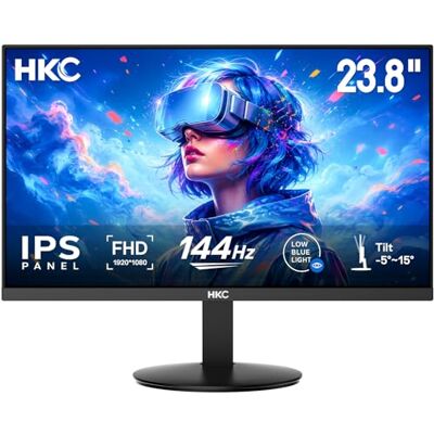 HKC 24 inch gamer PC monitor Full HD 1920 x 1080, IPS 144Hz, reactietijd GTG 5ms, 99% sRGB, HDMI 1.4, laag blauw licht, kijkhoek 178°, gaming monitor voor pc, console en bureau HKC 24 inch gamer PC monitor Full HD 1920 x 1080, IPS 144Hz, reactietijd GTG 5ms, 99% sRGB, HDMI 1.4, laag blauw licht, kijkhoek 178°, gaming monitor voor pc, console en bureau