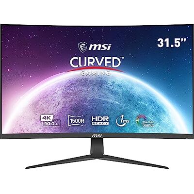 MSI G321CU Gebogen gaming PC-monitor 31,5 inch UHD, VA paneel 1500, 3840 x 2160, 144Hz / 1ms, 16:9, FreeSync Premium, DisplayPort 1.4a, HDMI 2.1, USB Type-C MSI G321CU Gebogen gaming PC-monitor 31,5 inch UHD, VA paneel 1500, 3840 x 2160, 144Hz / 1ms, 16:9, FreeSync Premium, DisplayPort 1.4a, HDMI 2.1, USB Type-C
