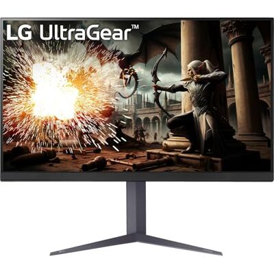 LG Electronics 32GS75QX-B.AEU Ultragear™ QHD Gaming Monitor IPS 32" (80 cm), 2560 x 1440, 16:9, 1ms GtG, 180Hz, HDR10, helderheid 400cd/m² (type), NVIDIA G-Sync™, AMD FreeSync™, grijs LG Electronics 32GS75QX-B.AEU Ultragear™ QHD Gaming Monitor IPS 32" (80 cm), 2560 x 1440, 16:9, 1ms GtG, 180Hz, HDR10, helderheid 400cd/m² (type), NVIDIA G-Sync™, AMD FreeSync™, grijs