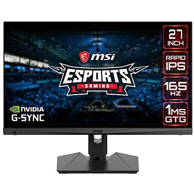 MSI Optix MAG274QRF-QD Gaming Monitor 27 inch WQHD Rapid IPS Panel Quantum Dot 2560 x 1440, 165Hz / 1ms GtG, compatibel met G-SYNC, kleurbereik 147% sRGB DP 1.2a, USB Type-C MSI Optix MAG274QRF-QD Gaming Monitor 27 inch WQHD Rapid IPS Panel Quantum Dot 2560 x 1440, 165Hz / 1ms GtG, compatibel met G-SYNC, kleurbereik 147% sRGB DP 1.2a, USB Type-C