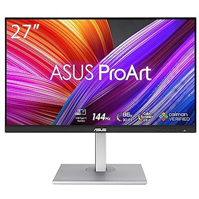 Asus ProArt Display PA278CGV 27 inch LED IPS QHD 144Hz FreeSync Premium 16:9, 2560 x 1440, 144 Hz, ergonomisch, draaibaar, Calman, hoge kleurgetrouwheid, DisplayHDR 400, luidspreker Asus ProArt Display PA278CGV 27 inch LED IPS QHD 144Hz FreeSync Premium 16:9, 2560 x 1440, 144 Hz, ergonomisch, draaibaar, Calman, hoge kleurgetrouwheid, DisplayHDR 400, luidspreker
