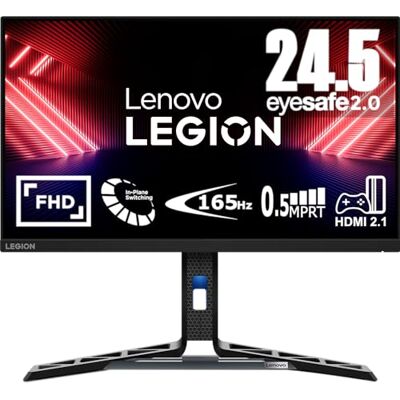 Lenovo Legion R25i-30 Gaming Monitor 24,5 inch FHD (1920 x 1080), IPS, 0,5ms, 165Hz (180Hz overklok), luidsprekers, verstelbaar, AMD FreeSync Premium, HDMI 2.1 + DP Lenovo Legion R25i-30 Gaming Monitor 24,5 inch FHD (1920 x 1080), IPS, 0,5ms, 165Hz (180Hz overklok), luidsprekers, verstelbaar, AMD FreeSync Premium, HDMI 2.1 + DP
