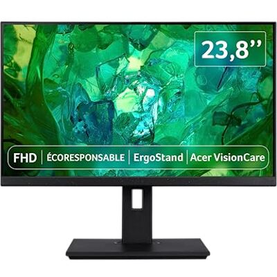 Acer Vero BR247Y Bmiprx BR7 Series LCD-monitor Full HD (1080p) 60,5 cm (23,8") Acer Vero BR247Y Bmiprx BR7 Series LCD-monitor Full HD (1080p) 60,5 cm (23,8")