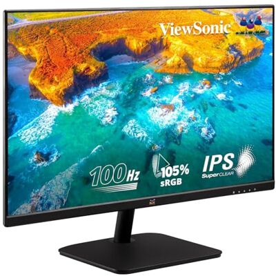 ViewSonic VA2432-MHD 60 cm (24 inch) monitor (Full-HD, IPS-paneel, HDMI, DP, VGA, Eye-Care, Eco-Mode, luidspreker) zwart ViewSonic VA2432-MHD 60 cm (24 inch) monitor (Full-HD, IPS-paneel, HDMI, DP, VGA, Eye-Care, Eco-Mode, luidspreker) zwart
