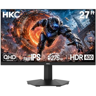 HKC 27 inch 275Hz gaming-display, Fast IPS QHD, Adaptive Sync 1ms HDR400 HKC 27 inch 275Hz gaming-display, Fast IPS QHD, Adaptive Sync 1ms HDR400