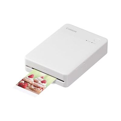 Canon SELPHY QX20 draagbare printer: voor draadloos printen rechtstreeks vanaf je smartphone of tablet. Thermische sublimatie: 2 maten zelfklevende prints en USB-C opladen Wit Canon SELPHY QX20 draagbare printer: voor draadloos printen rechtstreeks vanaf je smartphone of tablet. Thermische sublimatie: 2 maten zelfklevende prints en USB-C opladen Wit