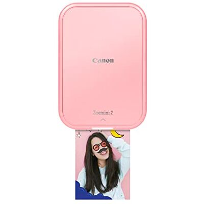 Canon Zoemini 2 mini-fotoprinter 3 maanden Disney+ gratis mobiel, draagbaar, broekzak Printing Kit (fotoprint 5 x 7,6 cm, voor smartphone + tablet, batterij) roségoud [+ 20 kits Canon Zoemini 2 mini-fotoprinter 3 maanden Disney+ gratis mobiel, draagbaar, broekzak Printing Kit (fotoprint 5 x 7,6 cm, voor smartphone + tablet, batterij) roségoud [+ 20 kits