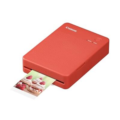 Canon SELPHY QX20 draagbare printer: voor draadloos printen rechtstreeks vanaf je smartphone of tablet. Thermische sublimatie: 2 maten zelfklevende prints en USB-C opladen Rood Canon SELPHY QX20 draagbare printer: voor draadloos printen rechtstreeks vanaf je smartphone of tablet. Thermische sublimatie: 2 maten zelfklevende prints en USB-C opladen Rood