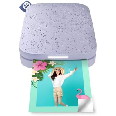 HP Sprocket 2 x 3 Instant fotoprinter voor smartphone, draadloze mobiele kleurenprinter, zink-zelfklevende foto's, iOS- en Android-print, compatibel met Bluetooth en grappige app, paars HP Sprocket 2 x 3 Instant fotoprinter voor smartphone, draadloze mobiele kleurenprinter, zink-zelfklevende foto's, iOS- en Android-print, compatibel met Bluetooth en grappige app, paars