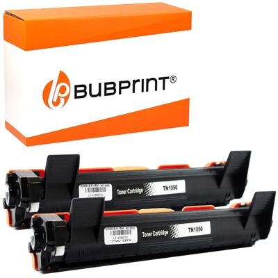 Bubprint TN 1050 2 tonercartridges, compatibel met Brother TN-1050, TN1050 voor HL-1110, MFC-1910W, DCP-1610W, MFC-1810, DCP-1612W, HL-1210W, DCP-1510, DCP-1512, HL-1112, zwart Bubprint TN 1050 2 tonercartridges, compatibel met Brother TN-1050, TN1050 voor HL-1110, MFC-1910W, DCP-1610W, MFC-1810, DCP-1612W, HL-1210W, DCP-1510, DCP-1512, HL-1112, zwart