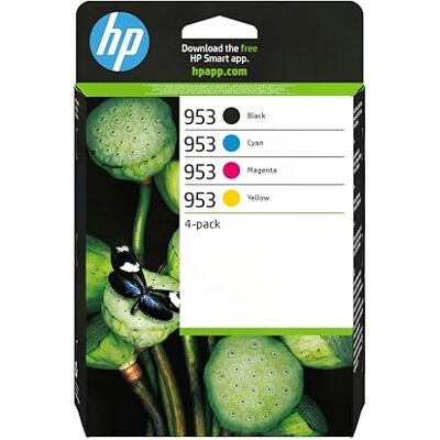 HP 953 CMYK Original Ink inktpatronen, 4 stuks HP 953 CMYK Original Ink inktpatronen, 4 stuks