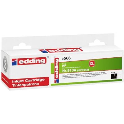 Edding Inktcartridge compatibel met HP 913A (L0R95AE) zwart EDD-566 18-566 Edding Inktcartridge compatibel met HP 913A (L0R95AE) zwart EDD-566 18-566