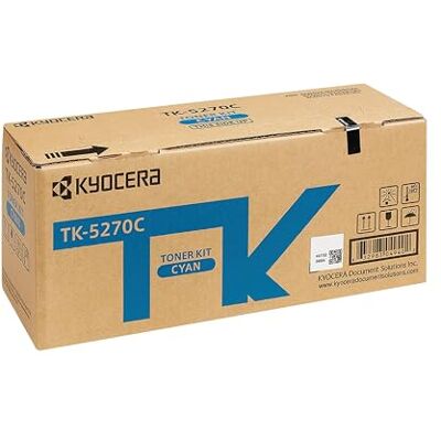 Kyocera TK 5270C – cyaan – origineel – tonerkit – voor ECOSYS M6230cidn, M6230CIDN/KL3, M6630cidn, M6630CIDN/KL3, P6230cdn, P6230CDN/KL3 Kyocera TK 5270C – cyaan – origineel – tonerkit – voor ECOSYS M6230cidn, M6230CIDN/KL3, M6630cidn, M6630CIDN/KL3, P6230cdn, P6230CDN/KL3