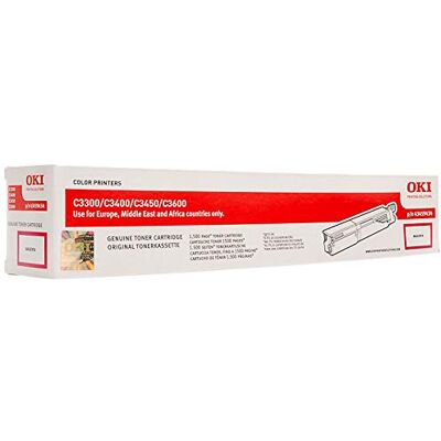 Oki 43459434 C3400 toner, magenta Oki 43459434 C3400 toner, magenta