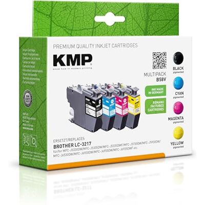 KMP B58V Multipack vervangt Brother LC-3217VAL KMP B58V Multipack vervangt Brother LC-3217VAL