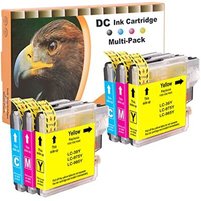LOSMANN D&C Inktcartridge compatibel met Brother LC-985 XL C/M/Y voor Brother DCP-J125 DCP-J140W DCP-J315W DCP-J315X DCP-J415 DCP-J515W MFC-J220 MFC-J265W MFC-J270W MFC-J280W MFC-J410 (6-410 Verpakking: LOSMANN D&C Inktcartridge compatibel met Brother LC-985 XL C/M/Y voor Brother DCP-J125 DCP-J140W DCP-J315W DCP-J315X DCP-J415 DCP-J515W MFC-J220 MFC-J265W MFC-J270W MFC-J280W MFC-J410 (6-410 Verpakking: