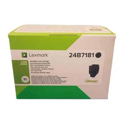 Lexmark 24B7181 tonercartridge zwart Lexmark 24B7181 tonercartridge zwart